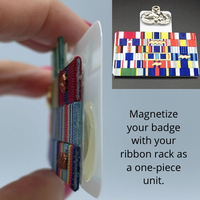 Thin Ribbon Backing - Magnetic (For Thin/Flat Ribbons Only)