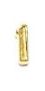 NUMERAL - FLIGHT STRIKE NUMERAL "1", 1/4 INCH, GOLD