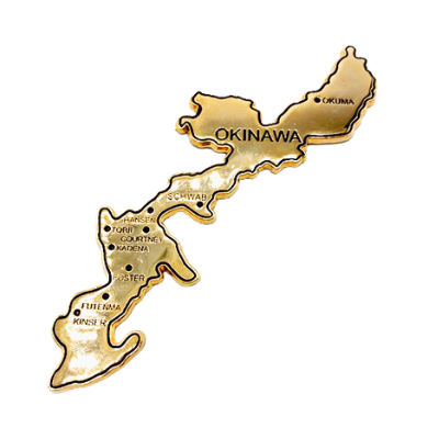 Okinawa Map (Plaque Ornament)