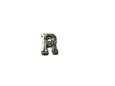 LETTER - 'LETTER 'R', LARGE SILVER