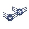 Airman First Class Embroidered Chevron, Small