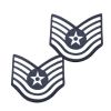 Technical Sergeant Embroidered Chevron, Small