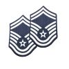 Senior Master Sergeant Embroidered Chevron, Large