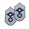Chief Master Sergeant - 1st Sergeant Embroidered Chevron, Small
