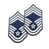 Chief Master Sergeant Embroidered Chevron, Small