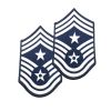 Command Chief Master Sergeant Embroidered Chevron, Large
