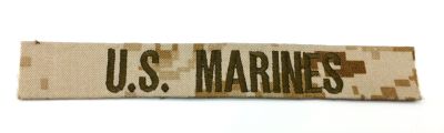 USMC Name Tape - Desert Digital