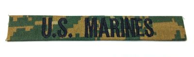 USMC Name Tape - Woodland Digital