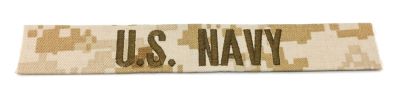 USN Name Tape - Desert Digital